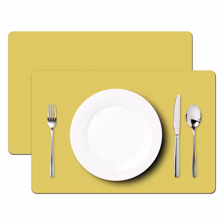Placemat - 6 stuks - Golden - Ochre - Geel — 2