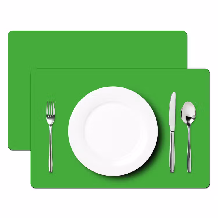 Placemat - 6 stuks - Kelly - Green - Groen — 2