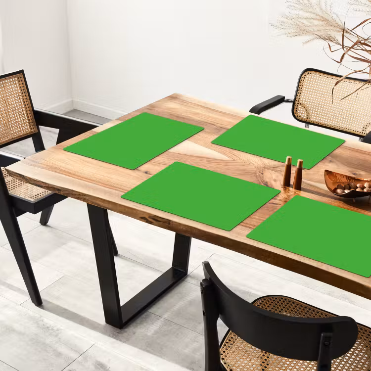 Placemat - 6 stuks - Kelly - Green - Groen — 5