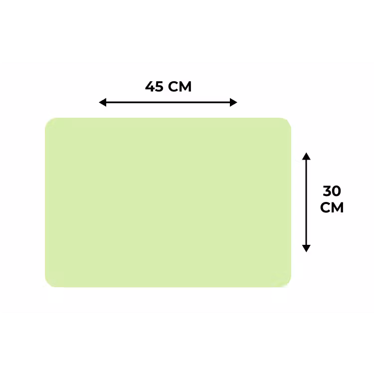 Placemat - 6 stuks - Light - Lime - Groen — 3