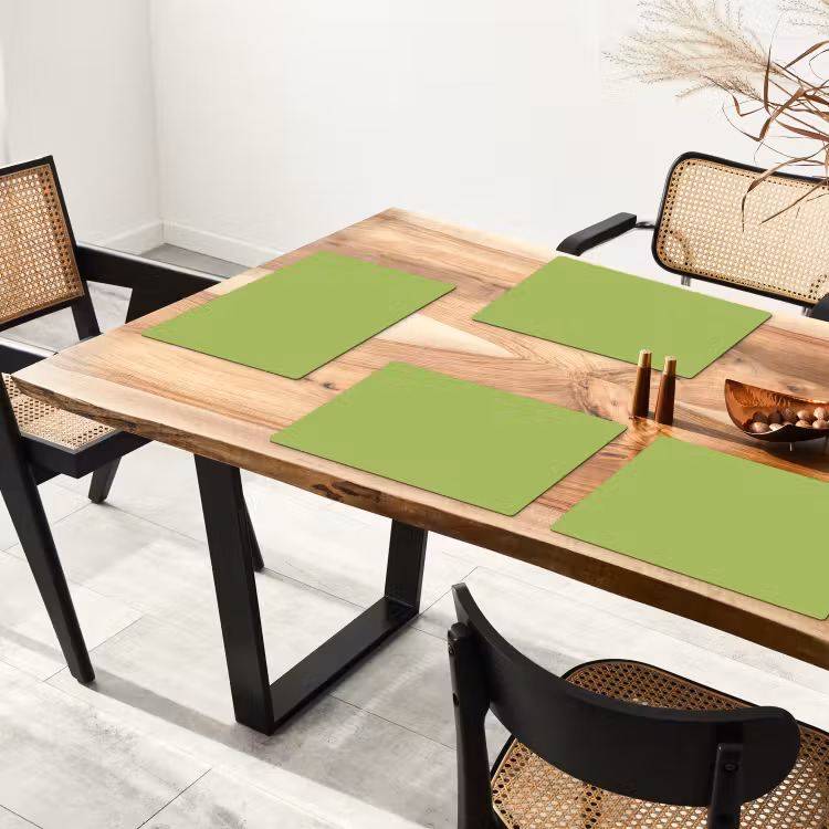Placemat - 6 stuks - Lime - Glow - Groen — 5