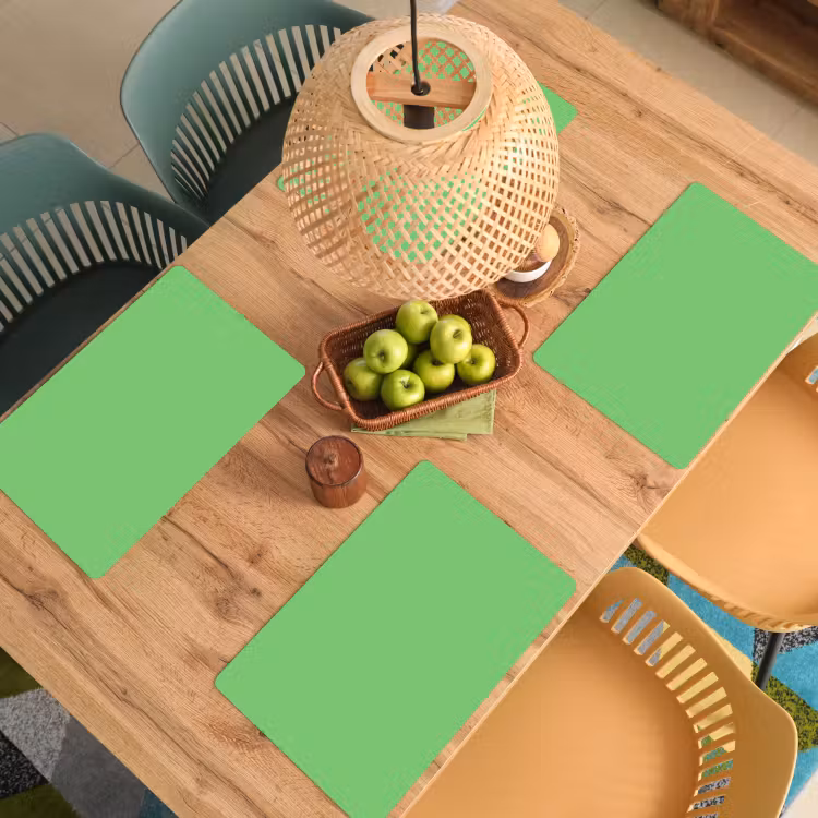 Placemat - 6 stuks - Meadow - Green - Groen — 6