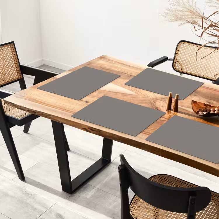 Placemat - 6 stuks - Mineral - Grey - Grijs — 5
