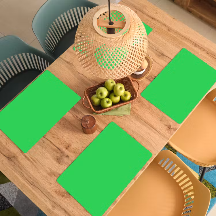 Placemat - 6 stuks - Mint - Green - Groen — 6