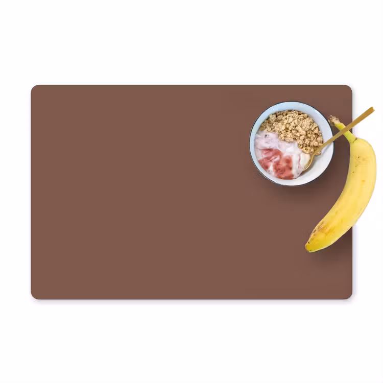 Placemat - 6 stuks - Muted - Chestnut - Bruin — 1