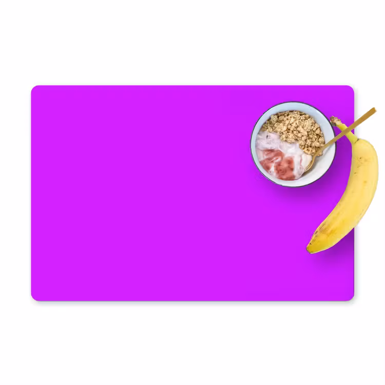 Placemat - 6 stuks - Neon - Orchid - Paars — 1