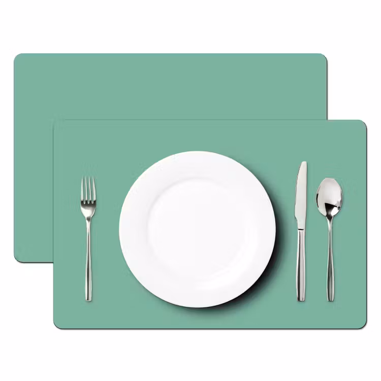 Placemat - 6 stuks - Ocean - Jade - Groen — 2