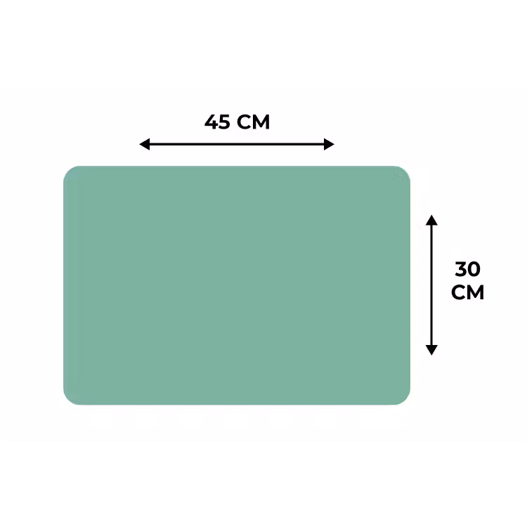 Placemat - 6 stuks - Ocean - Jade - Groen — 3