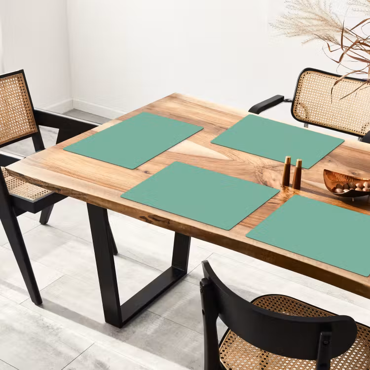 Placemat - 6 stuks - Ocean - Jade - Groen — 5
