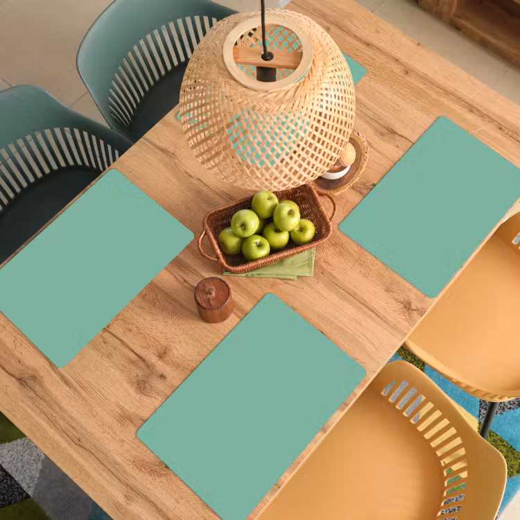 Placemat - 6 stuks - Ocean - Jade - Groen — 6