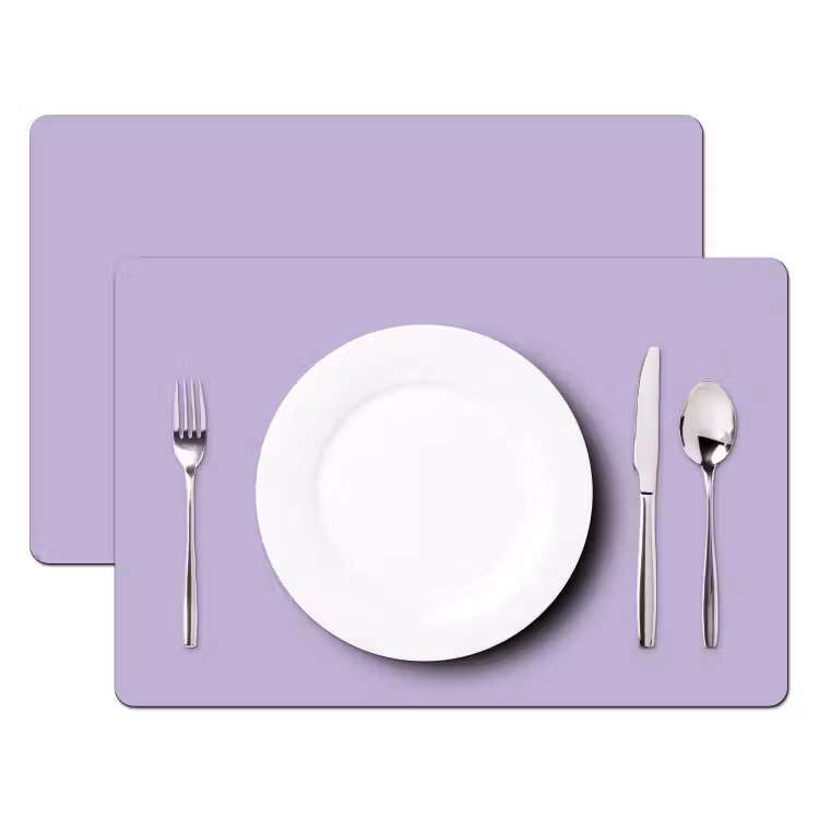 Placemat - 6 stuks - Pastel - Lilac - Paars — 2