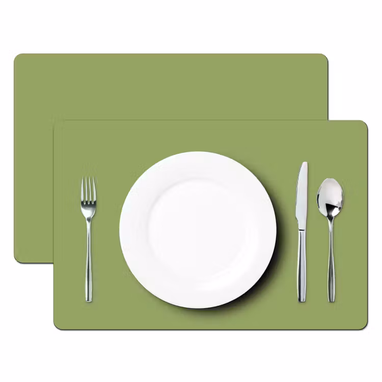Placemat - 6 stuks - Sage - Green - Groen — 2