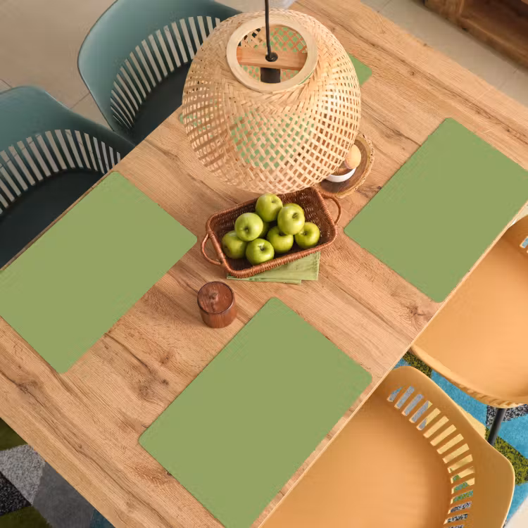Placemat - 6 stuks - Sage - Green - Groen — 6