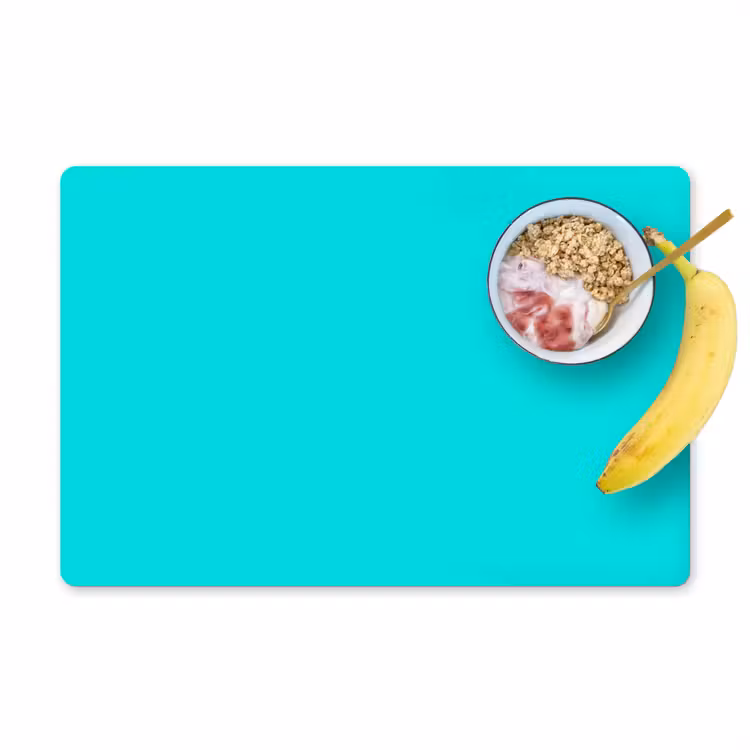 Placemat - 6 stuks - Vivid - Aquamarine - Turkoois — 1