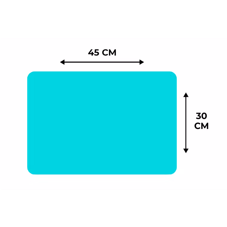 Placemat - 6 stuks - Vivid - Aquamarine - Turkoois — 3