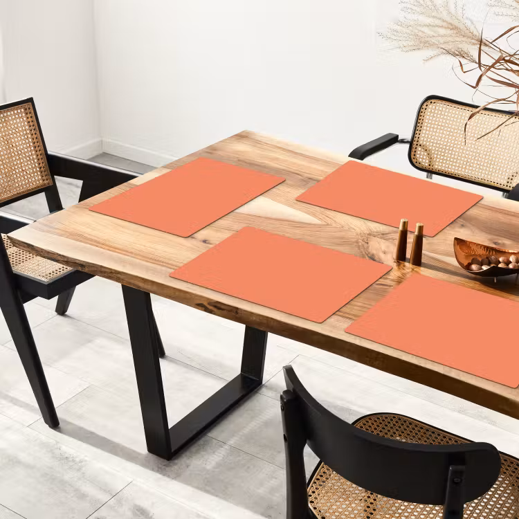 Placemat - 6 stuks - Warm - Clay - Terracotta — 5