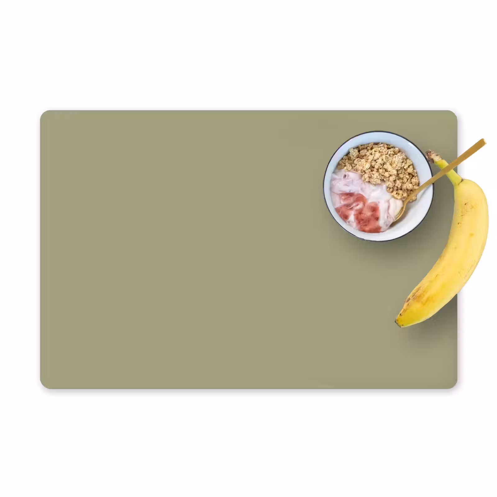Placemat - 6 stuks - Vintage - Sage - Groen — 1