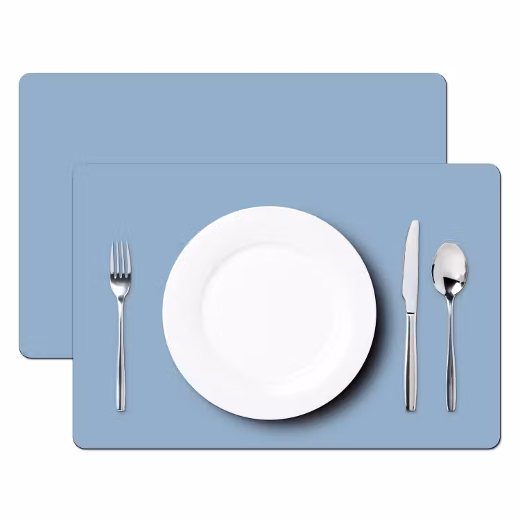 Placemat - 6 stuks - Dusty - Denim - Blauw — 2