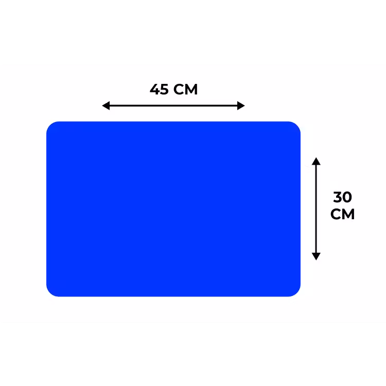 Placemat - 6 stuks - Electric - Blue - Blauw — 3