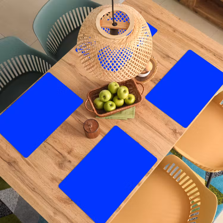 Placemat - 6 stuks - Electric - Blue - Blauw — 6