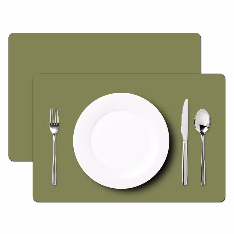 Placemat - 6 stuks - Herbal - Matcha - Groen — 2