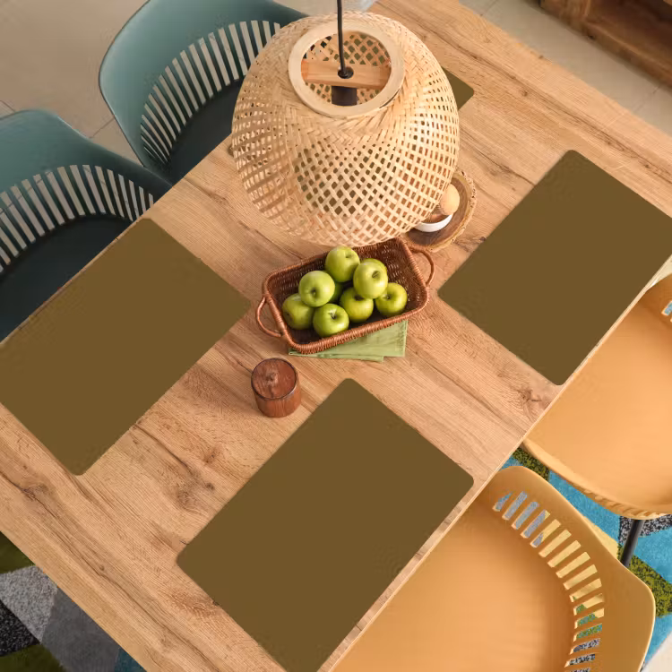 Placemat - 6 stuks - Hunter - Groen - Herfst — 6