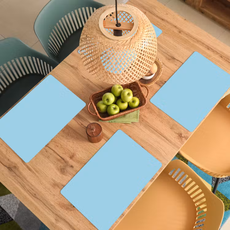 Placemat - 6 stuks - Ice - Blue - Blauw — 6