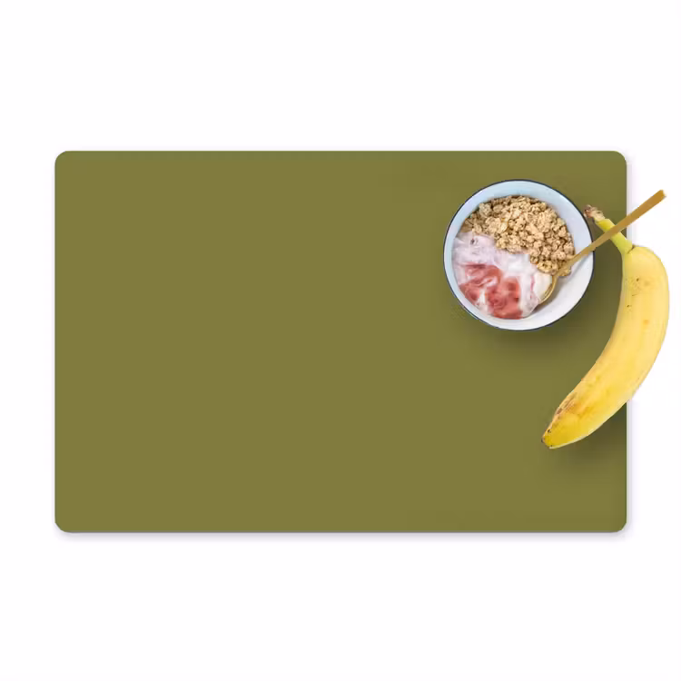Placemat - 6 stuks - Juniper - Groen - Organisch — 1