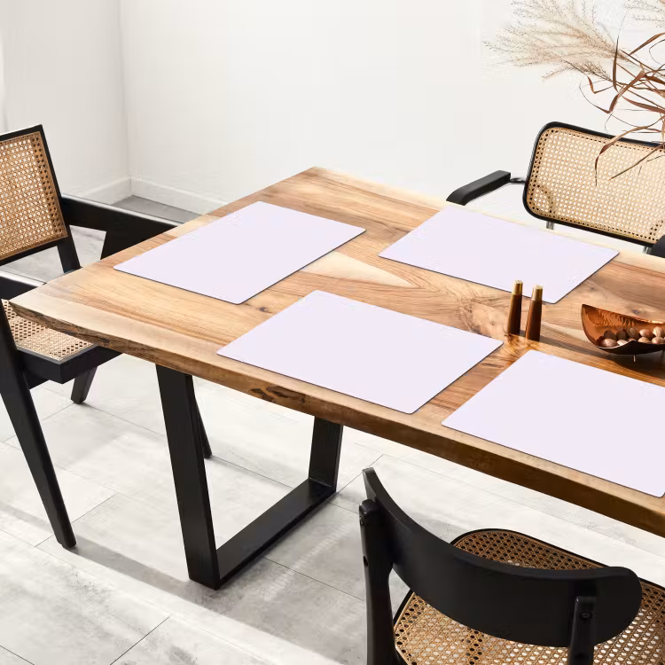 Placemat - 6 stuks - Lilac - Luxe - Paars — 5