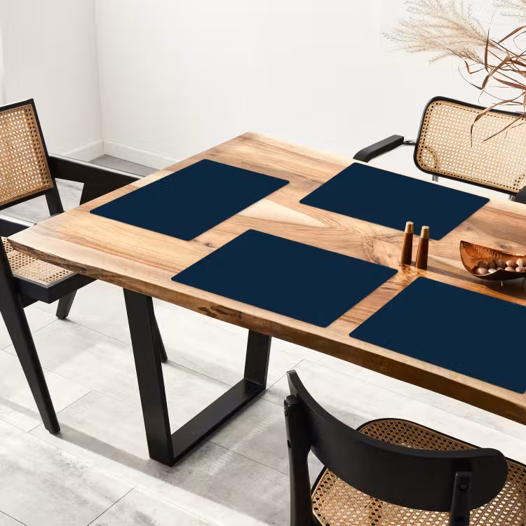 Placemat - 6 stuks - Midnight - Blue - Blauw — 5