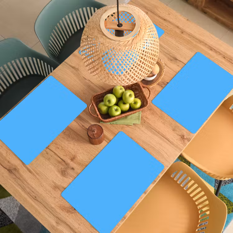 Placemat - 6 stuks - Sky - Blue - Blauw — 6