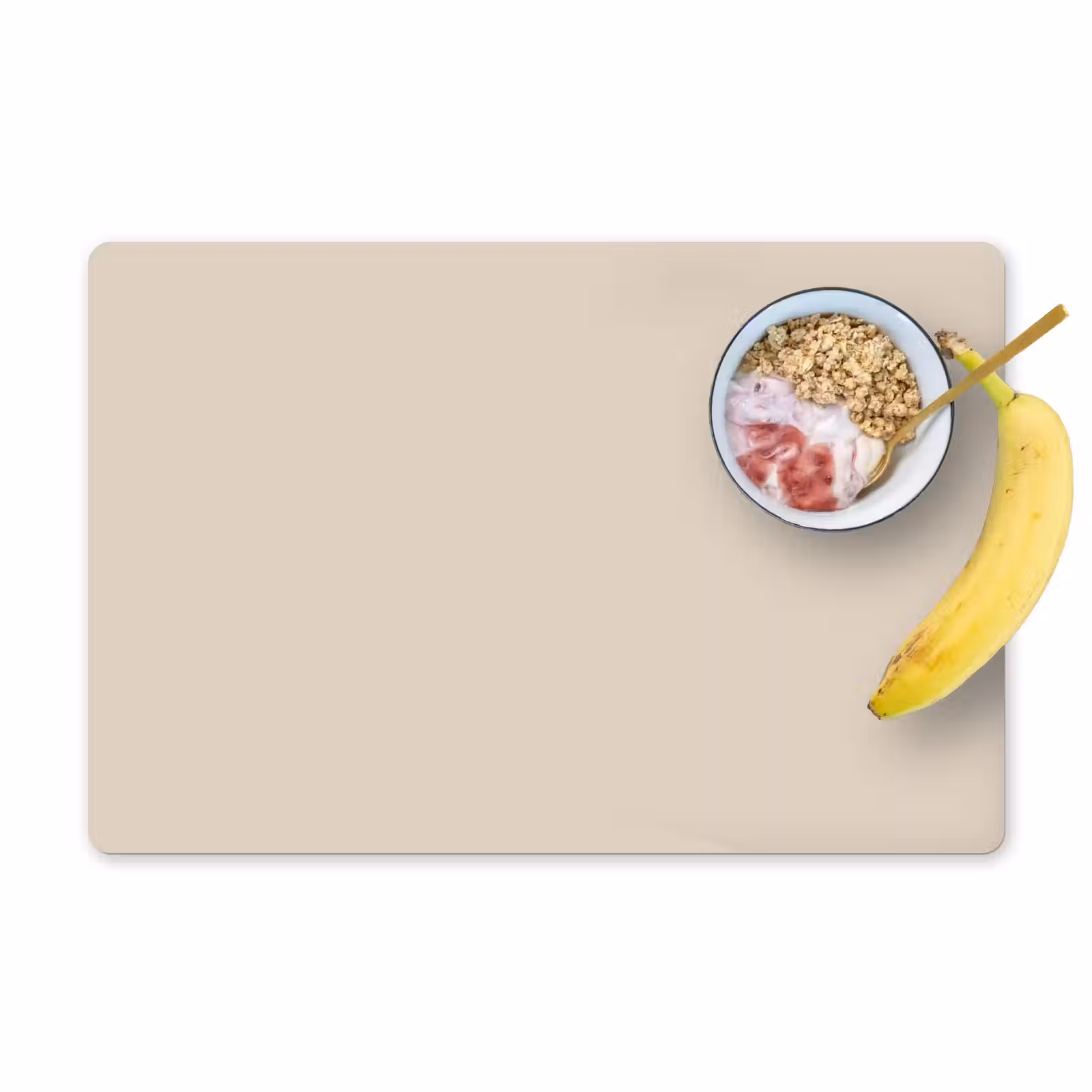 Placemat - 6 stuks - Raw - Linen - Nude — 1