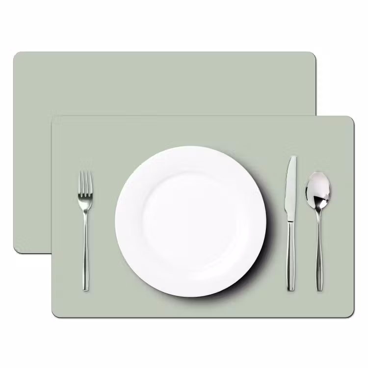 Placemat - 6 stuks - Frosted - Mint - Groen — 2