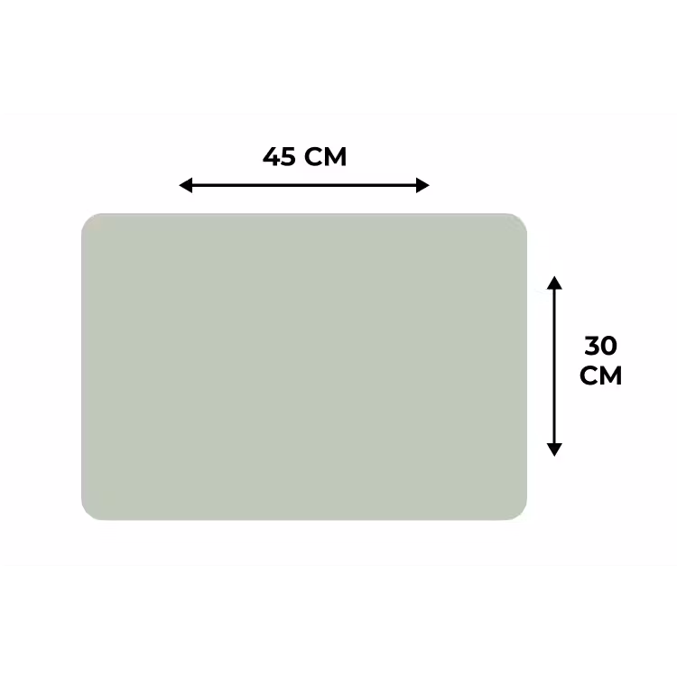 Placemat - 6 stuks - Frosted - Mint - Groen — 3