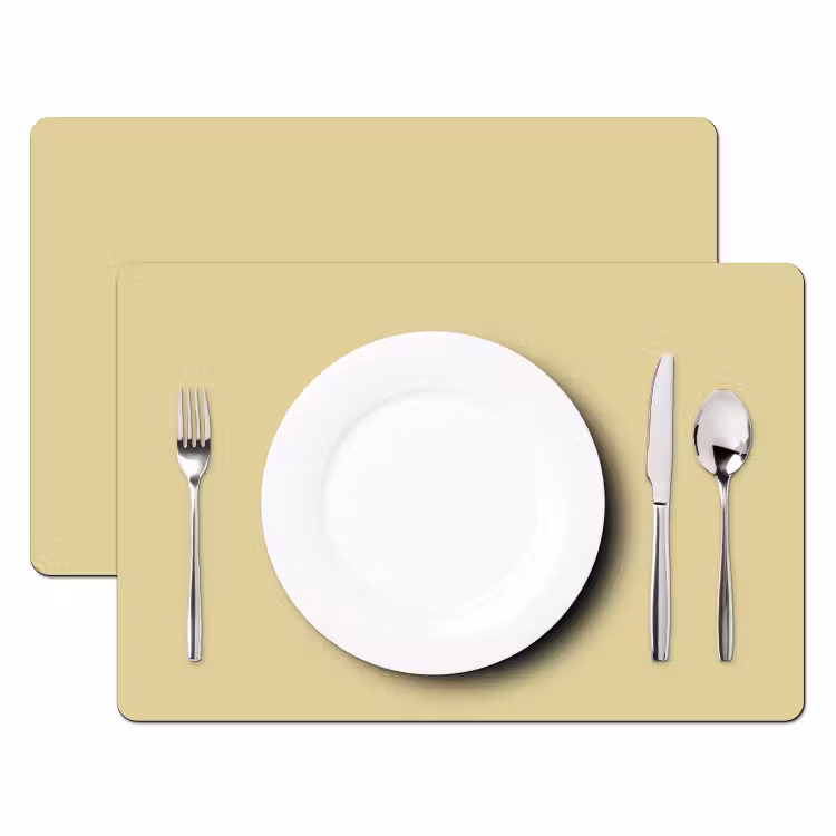 Placemat - 6 stuks - Mellow - Touch - Geel — 2