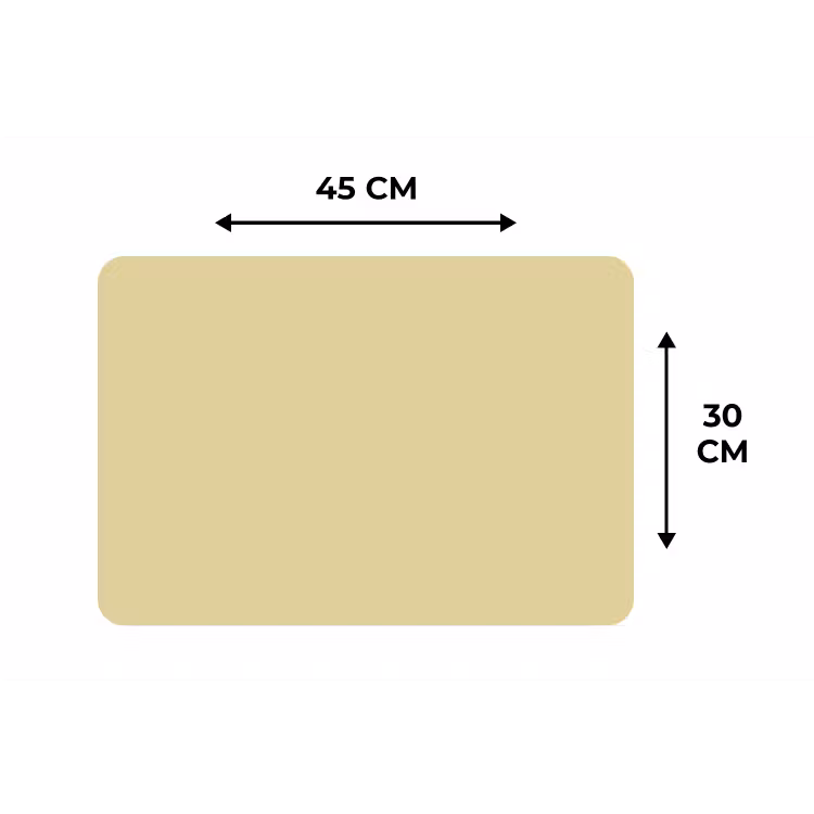 Placemat - 6 stuks - Mellow - Touch - Geel — 3