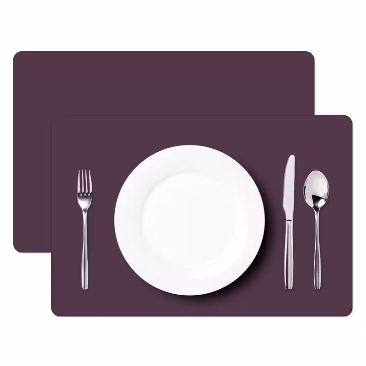 Placemat - 6 stuks - Midnight - Plum - Paars — 2