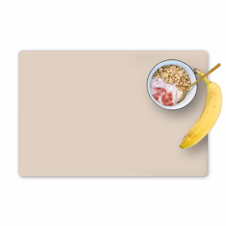 Placemat - 6 stuks - Raw - Linen - Nude — 1