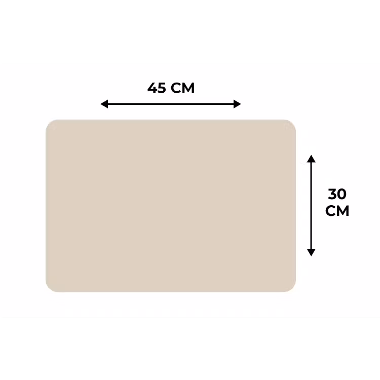 Placemat - 6 stuks - Raw - Linen - Nude — 3