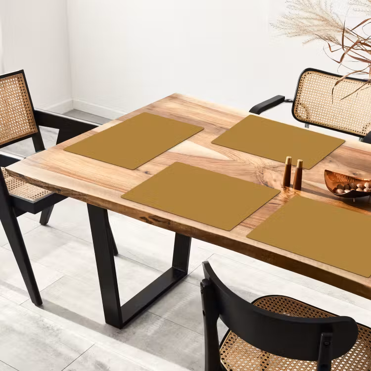 Placemat - 6 stuks - Rhythmic - Ochre - Geel — 5