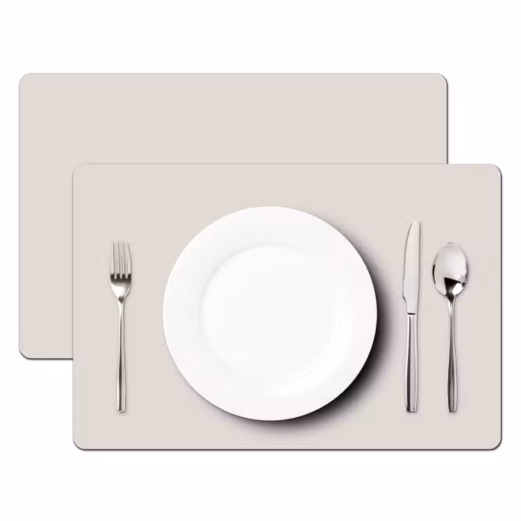 Placemat - 6 stuks - Silent - Sandstone - Grijs — 2