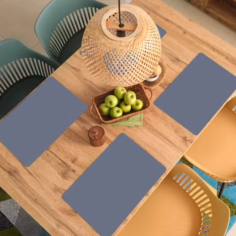 Placemat - 6 stuks - Slate - Whisper - Blauw — 6