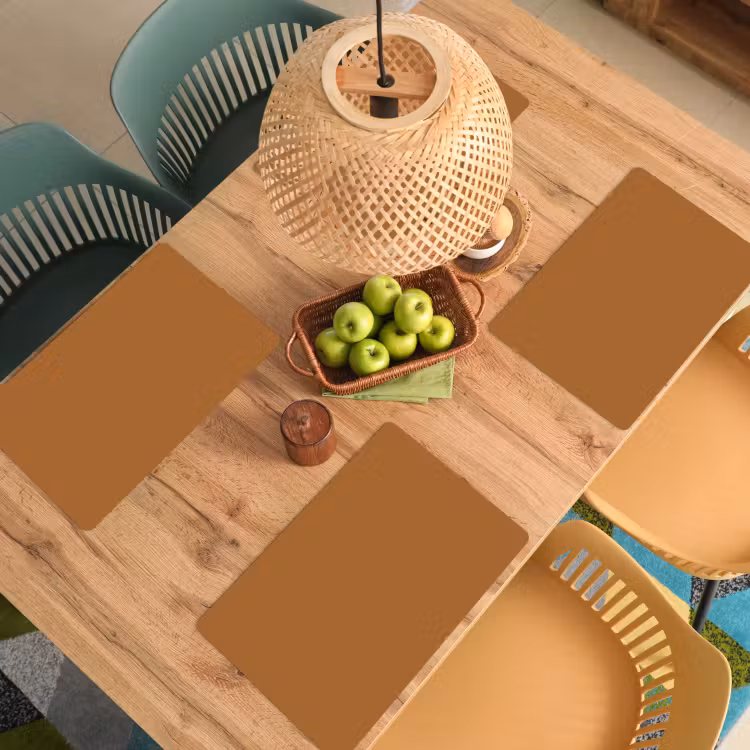 Placemat - 6 stuks - Spiced - Cinnamon - Bruin — 6