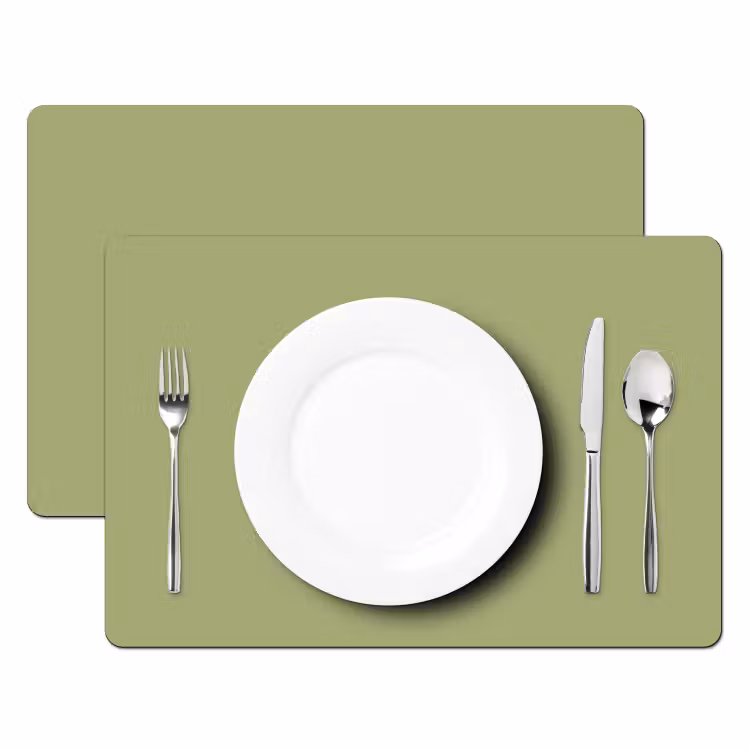 Placemat - 6 stuks - Whispering - Sage - Groen — 2