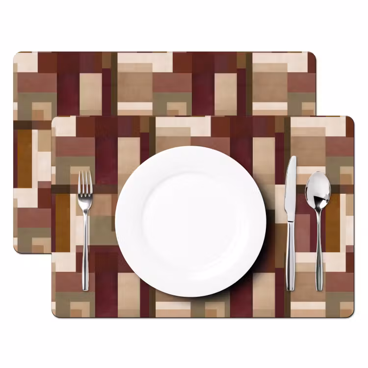Placemat - 6 stuks - Modern - Geometrie - Kleurrijk — 2