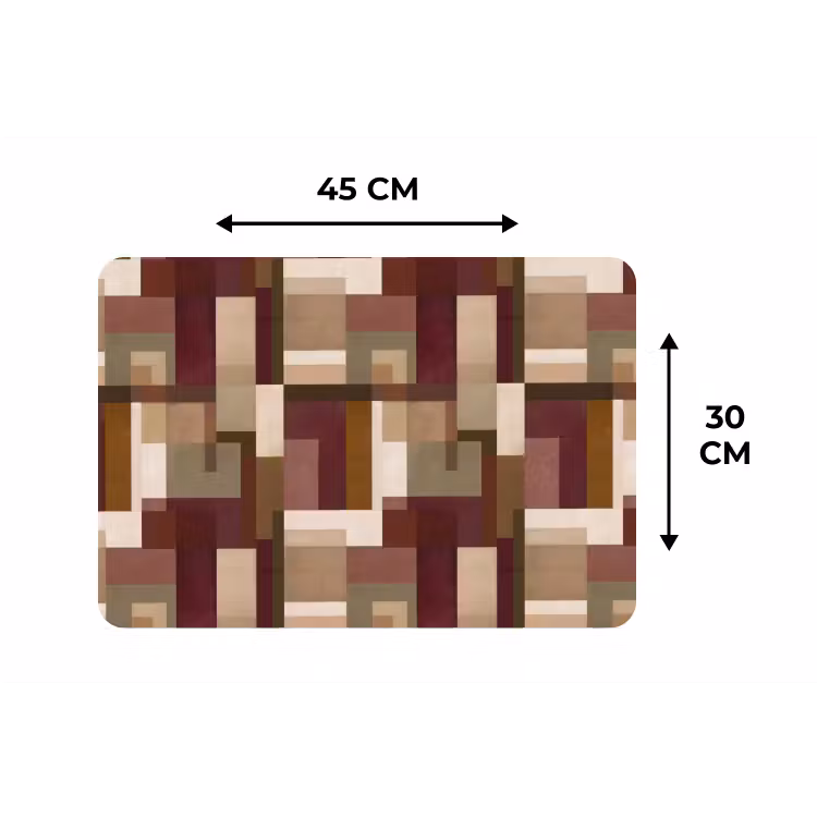 Placemat - 6 stuks - Modern - Geometrie - Kleurrijk — 3