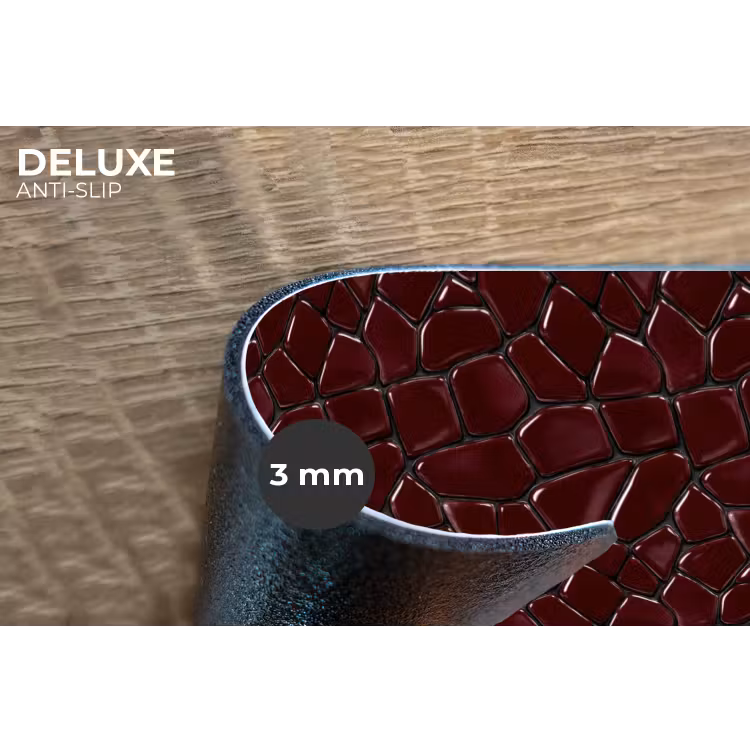 Placemat - 6 stuks - Mozaïek - Tegel - Bordeauxrood — 4