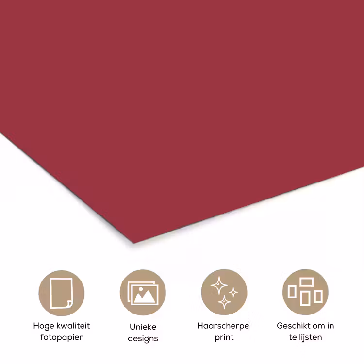 Poster - Antique - Ruby - Rood — 5