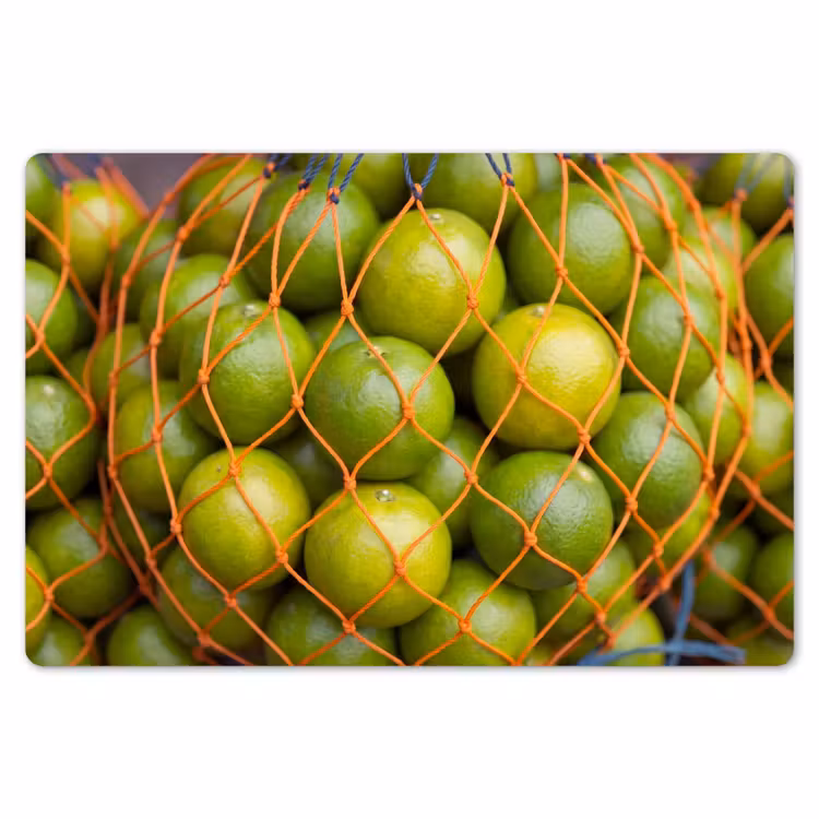 Placemat - 6 stuks - Eten - Net - Groen - Markt — 7