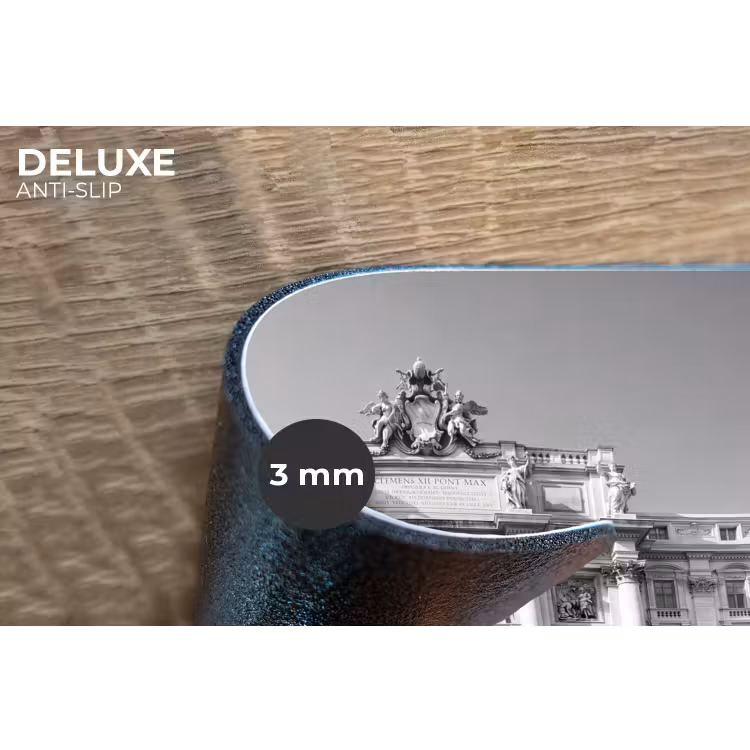 Placemat - 6 stuks - Fontein - Beelden - Architectuur - Zwart-wit — 4